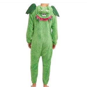 Briefly Stated Green Dragon Adult Onsie